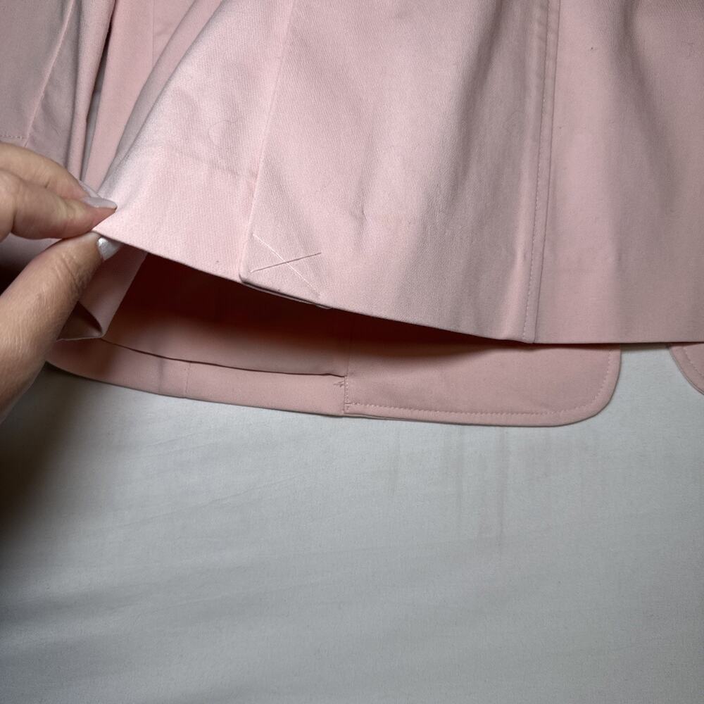 CAbi Womens Size 10 Grace Pink Blazer Mid Length Structured 3 Button Jacket NWOT - Picture 14 of 16